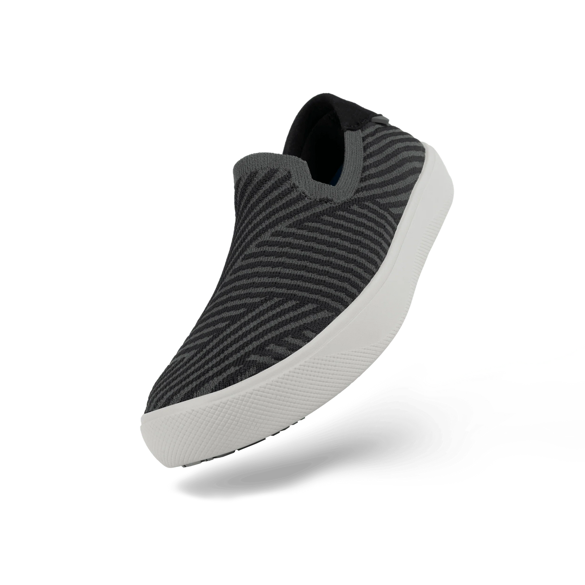 Women's Boardwalk Slip-On - Dark Grey/Black Zigzag