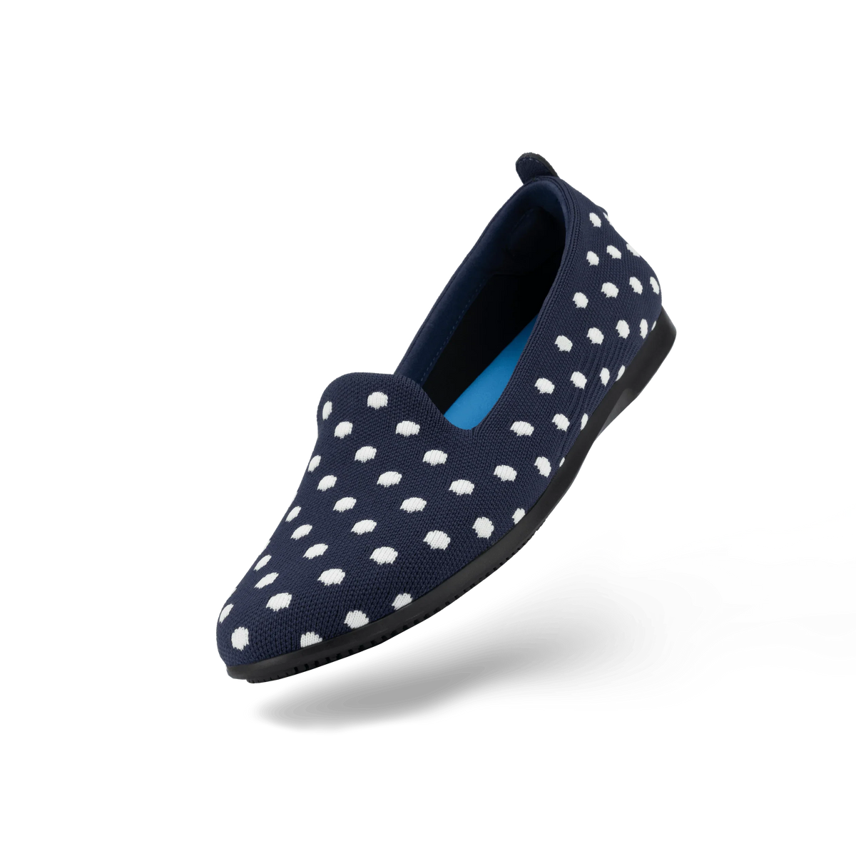 Women's Market Flat - Midnight/White Polka Dot